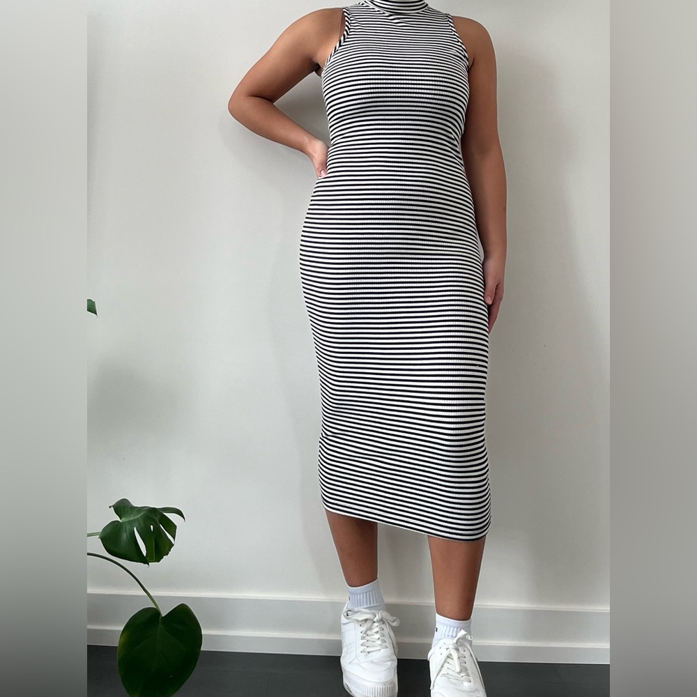 Midi Striped Dress